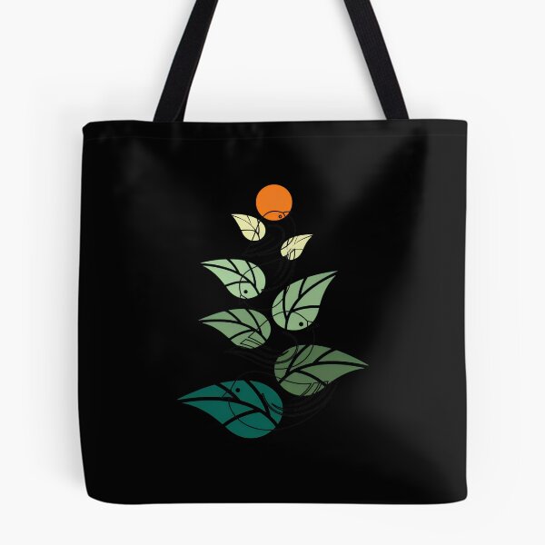 Item preview, Minimalist Birds and Leaves Art Print designed and sold by lamercarv.