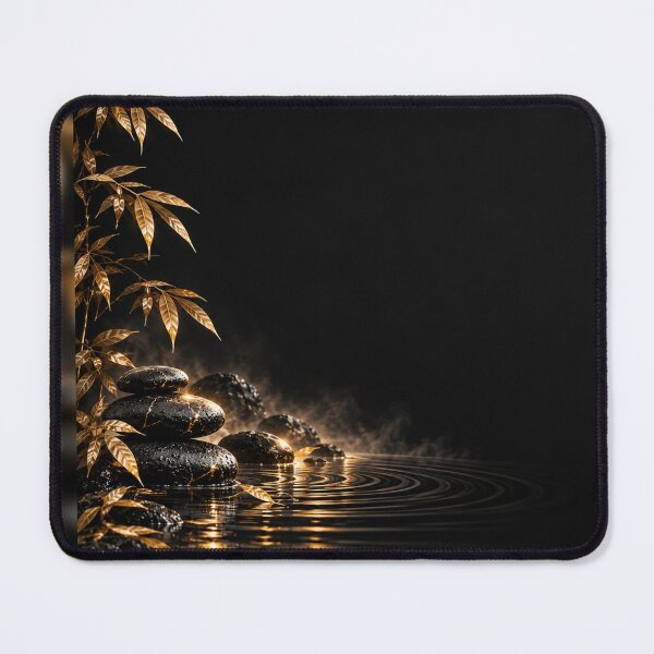 Item preview, Golden Zen Midnight — Luxury Black & Gold Serenity designed and sold by nininox.