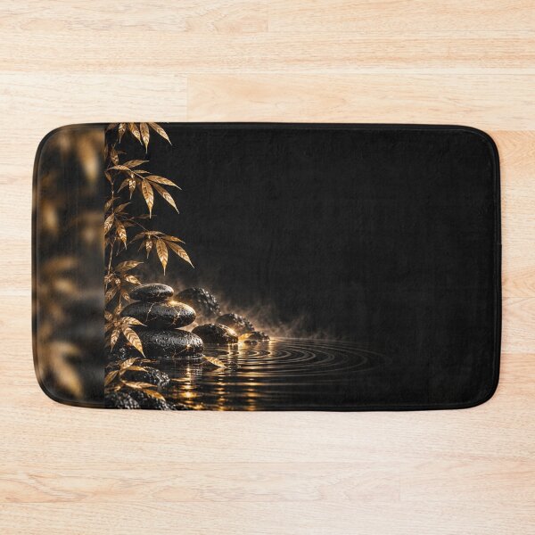 Item preview, Golden Zen Midnight — Luxury Black & Gold Serenity designed and sold by nininox.