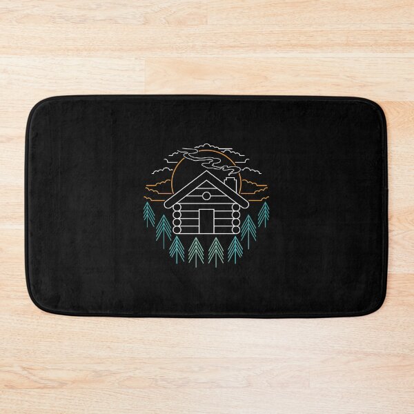 Item preview, Minimalist Cabin in Woods Design designed and sold by bezaperina.