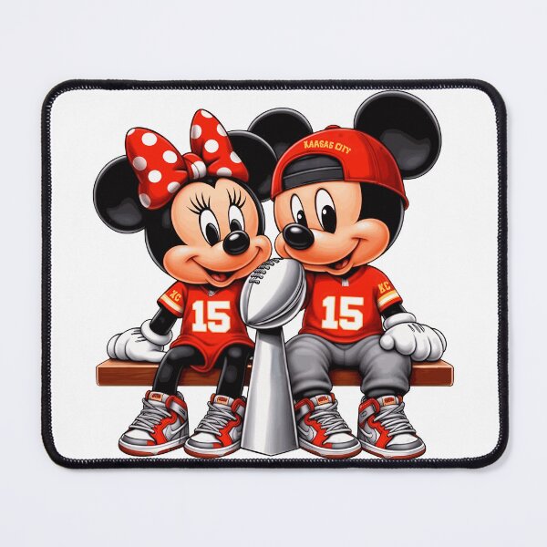 Item preview, Mickey & Minnie Football Fanatic Design designed and sold by degasperis.