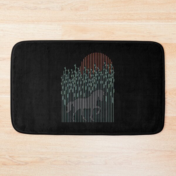 Item preview, Minimalist Horse in Bamboo Forest Art designed and sold by andrasmar.