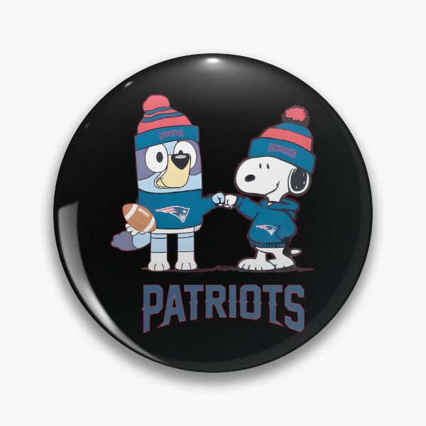 Item preview, Bluey Snoopy Patriots Football designed and sold by BurleKefe.