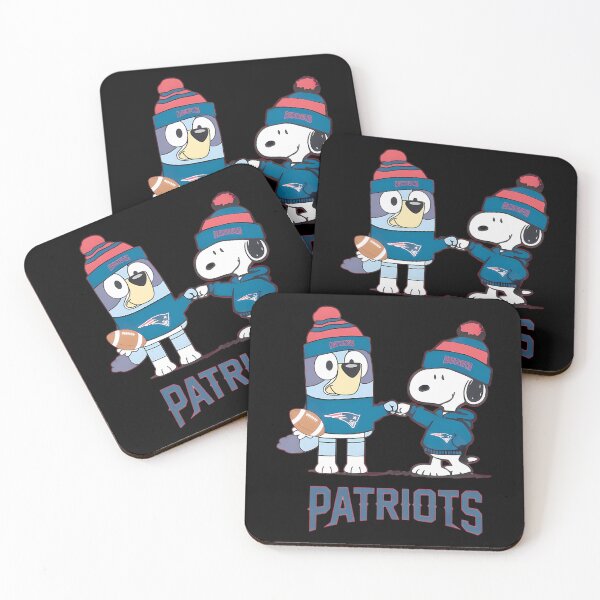 Item preview, Bluey Snoopy Patriots Football designed and sold by BurleKefe.