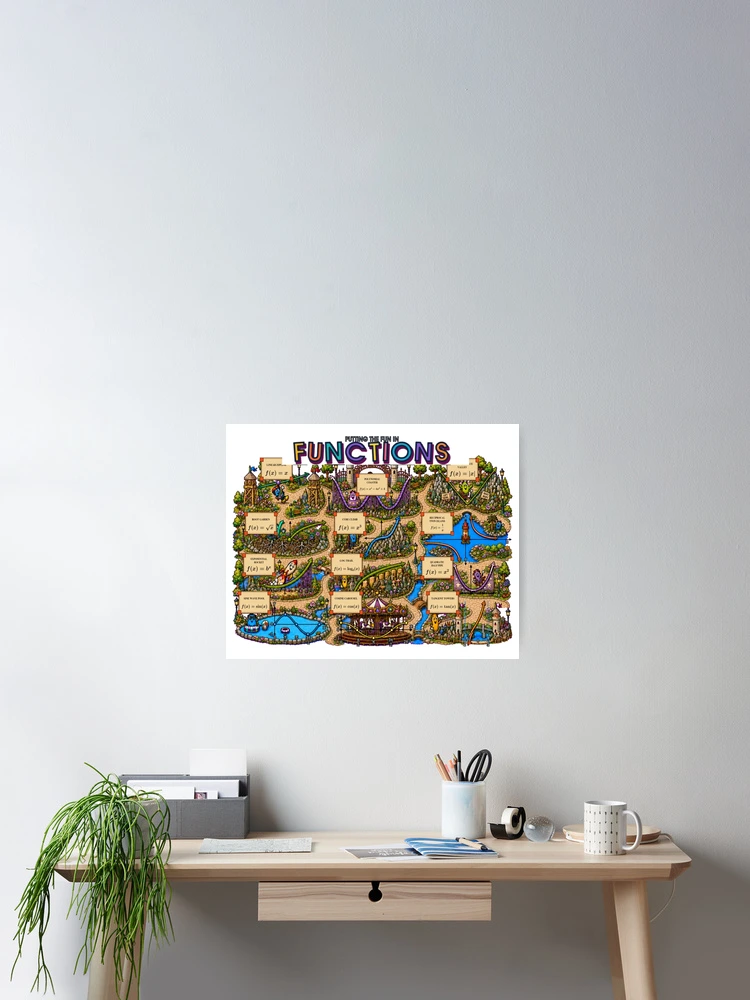 Thumbnail 2 of 3, Poster, Fun Functions designed and sold by ForestaMath.