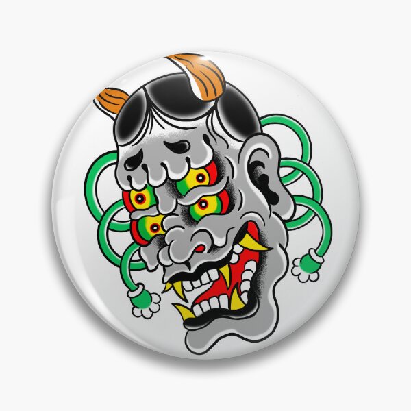 Item preview, Multi Eyed Hannya Demon Mask designed and sold by MARCOSURREAL.