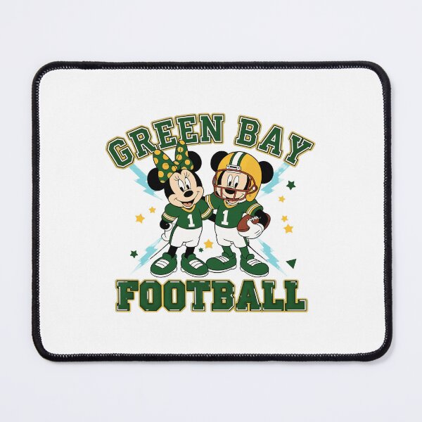 Item preview, Mickey & Minnie Football Fan Green Bay Tee designed and sold by ntstackpole.