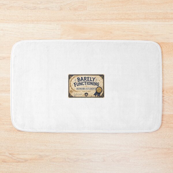 Item preview, College Gift - Barely Functioning Honors Student designed and sold by RedRubyBubble.