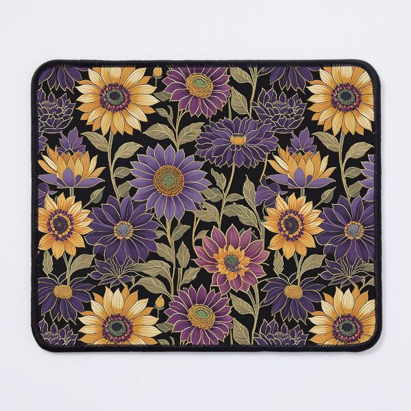 Item preview, Art Nouveau Purple Floral designed and sold by Beyond The Canvas.