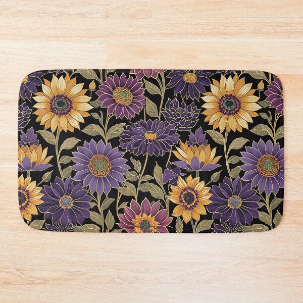Item preview, Art Nouveau Purple Floral designed and sold by Beyond The Canvas.