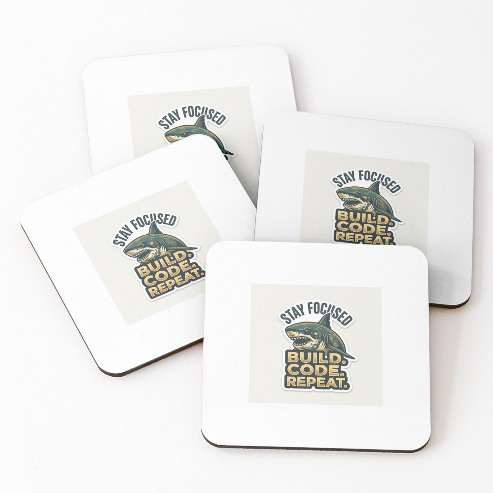 Item preview, Coasters (Set of 4) designed and sold by HookPixelStudio.