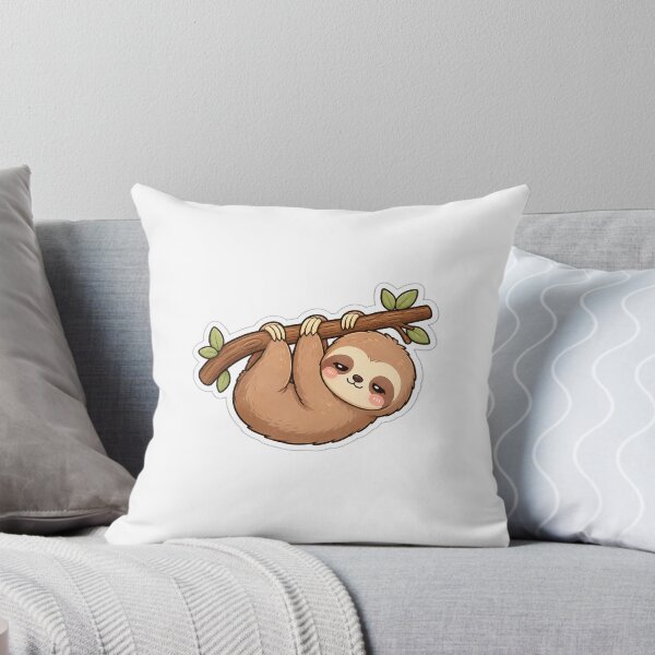 Item preview, Sloth Gift - Cute Kawaii designed and sold by RedRubyBubble.