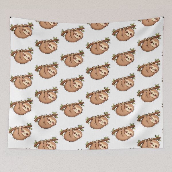 Item preview, Sloth Gift - Cute Kawaii designed and sold by RedRubyBubble.