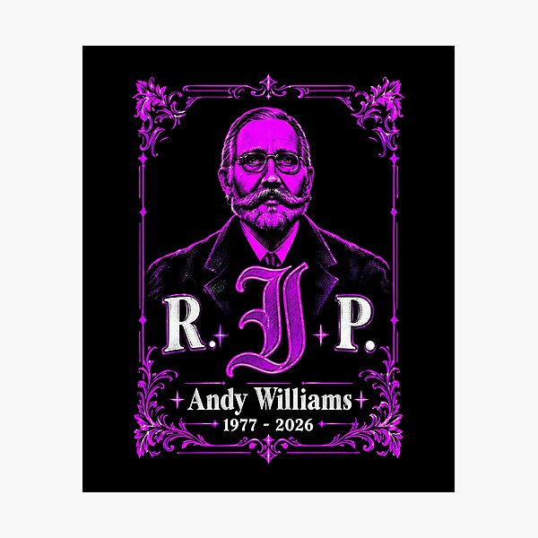 Item preview, andy williams designed and sold by carrollriddle.