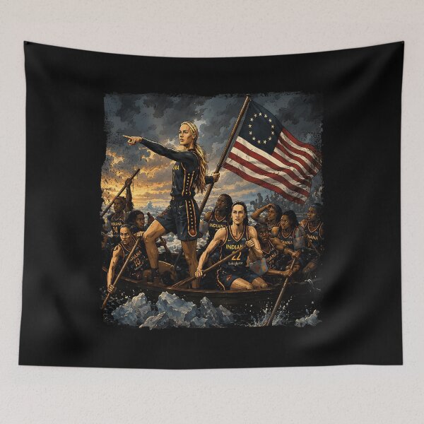 Item preview, Sophie Cunningham Caitlin Clark Crossing The Delaware designed and sold by den-design1204.