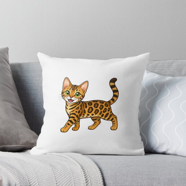 Item preview, Bengal Cat Gift - Cute designed and sold by RedRubyBubble.