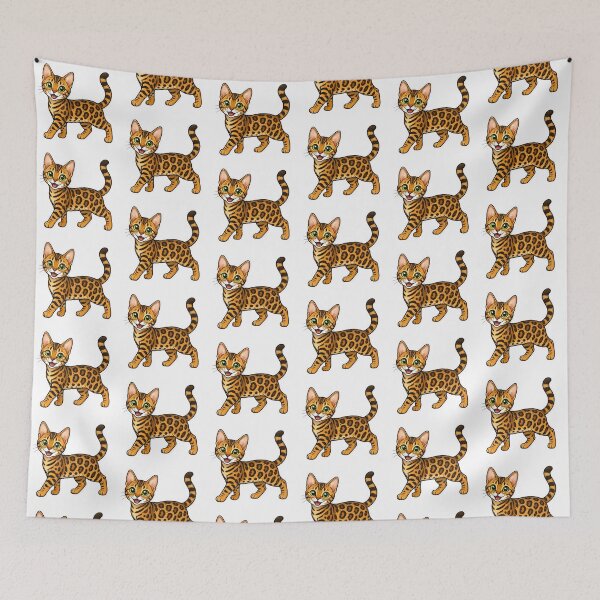 Item preview, Bengal Cat Gift - Cute designed and sold by RedRubyBubble.
