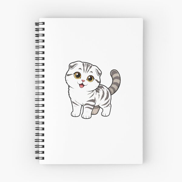 Item preview, Scottish Fold Cat Gift - Cute designed and sold by RedRubyBubble.