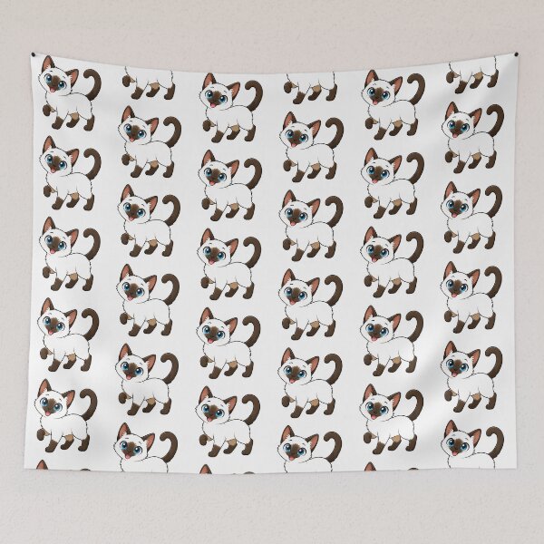 Item preview, Siamese Cat Gift - Cute designed and sold by RedRubyBubble.