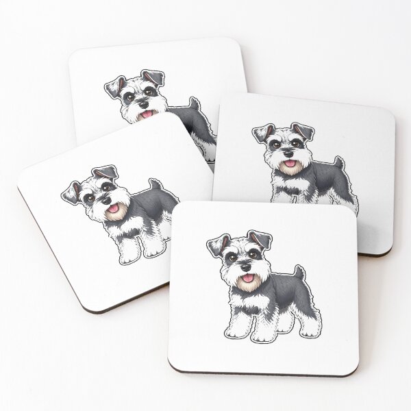 Item preview, Miniature Schnauzer Gift - Cute Dog designed and sold by RedRubyBubble.