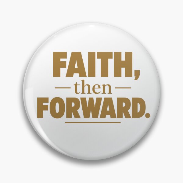 Item preview, Faith Then Forward Inspirational Christian Quote designed and sold by markymaarty.