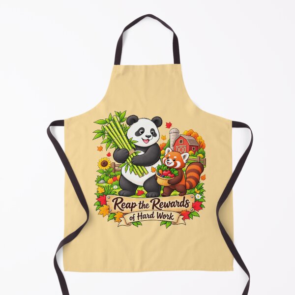 Item preview, Cute Panda & Red Panda Harvest - Reap the Rewards of Hard Work designed and sold by TriStudio.