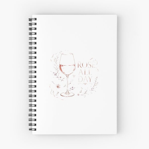 Item preview, Rosé All Day Gift - Rosé Floral Wine Rosé Lover designed and sold by RedRubyBubble.