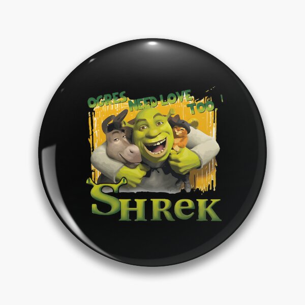 Item preview, Shrek Meme Face Swamped Vintage Cartoon designed and sold by BurleKefe.