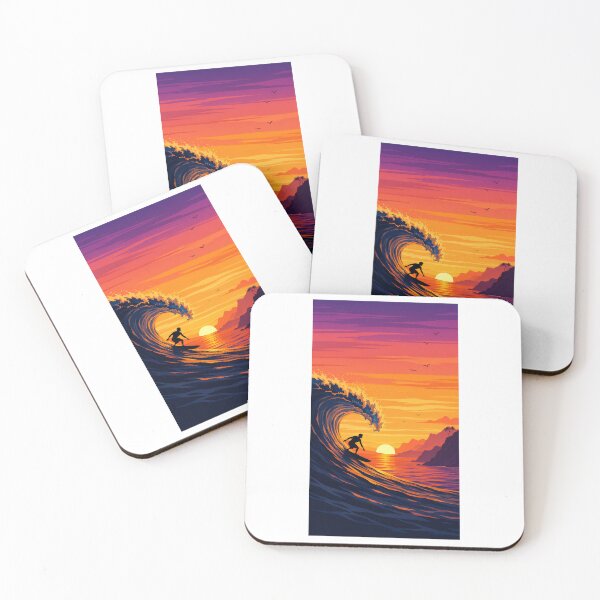 Item preview, Surf Gift - Golden Hour Surfer Silhouette Phone Case designed and sold by RedRubyBubble.