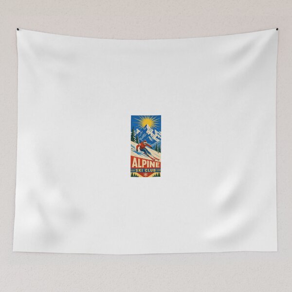 Item preview, Ski Gift - Vintage Resort Poster Phone Case designed and sold by RedRubyBubble.