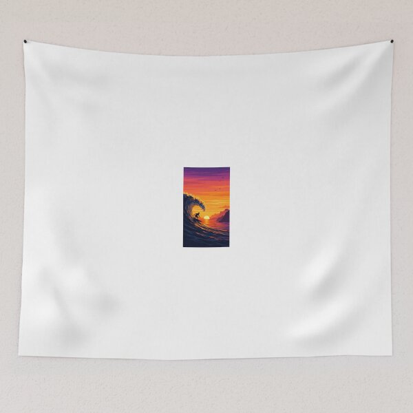 Item preview, Surf Gift - Golden Hour Surfer Silhouette Phone Case designed and sold by RedRubyBubble.