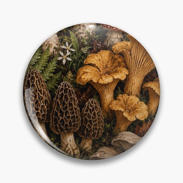 Item preview, Mushroom Gift - Cottagecore Forager designed and sold by RedRubyBubble.