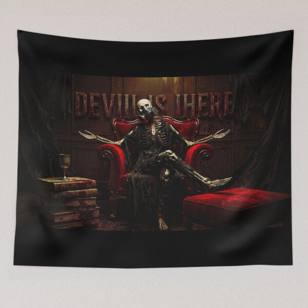 Item preview, The Devil Is Here On Throne⁠ designed and sold by a1-x.