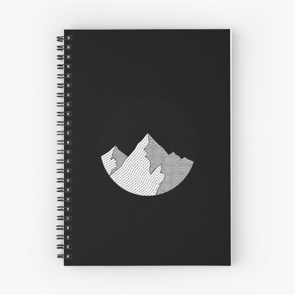 Item preview, Minimalist Mountain Sun Circle Line Art Graphic designed and sold by lamercarv.