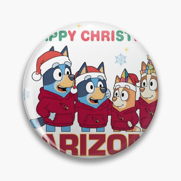 Item preview, Happy Christmas Bluey Arizona Cardinals Holiday designed and sold by satyajit67.