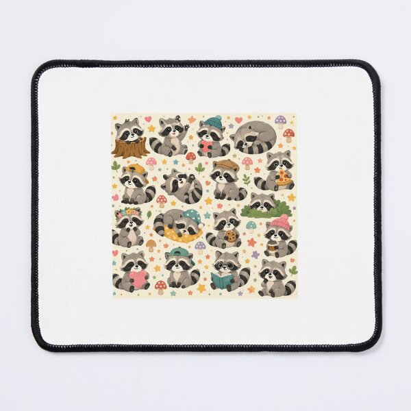 Item preview, Raccoon Gift - Cute Pattern Phone Case designed and sold by RedRubyBubble.