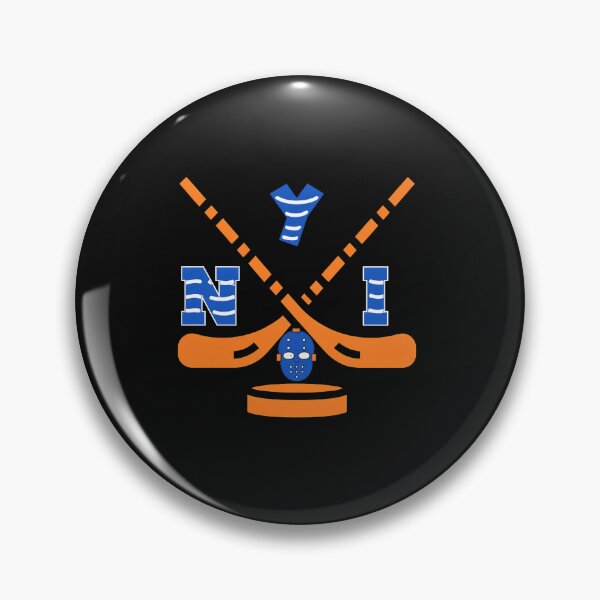 Item preview, NYI Hockey Mask Crossed Sticks  designed and sold by Carletziz.