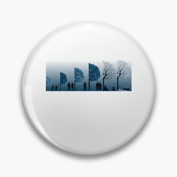 Item preview, Life Cycle Silhouette Tree Landscape designed and sold by CallieHauck.