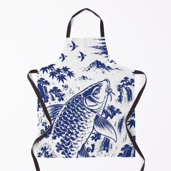 Item preview, Against the Current Koi Japanese Woodblock Art designed and sold by 89shirts.