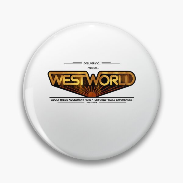 Item preview, Futuristic Amusement Park Theme Badge designed and sold by CallieHauck.
