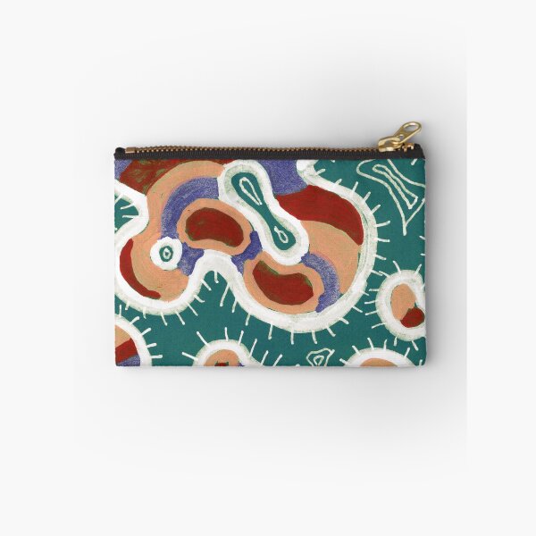 Item preview, Abstract Organic Cells Pattern – Terracotta & Teal designed and sold by Fani*.