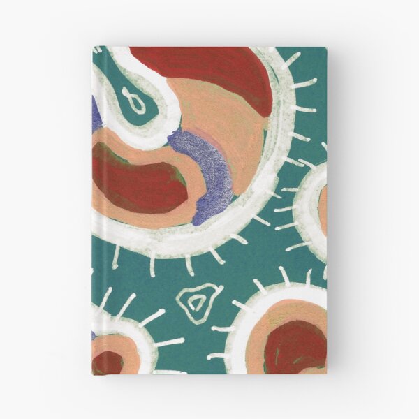 Item preview, Abstract Organic Cells Pattern – Terracotta & Teal designed and sold by Fani*.