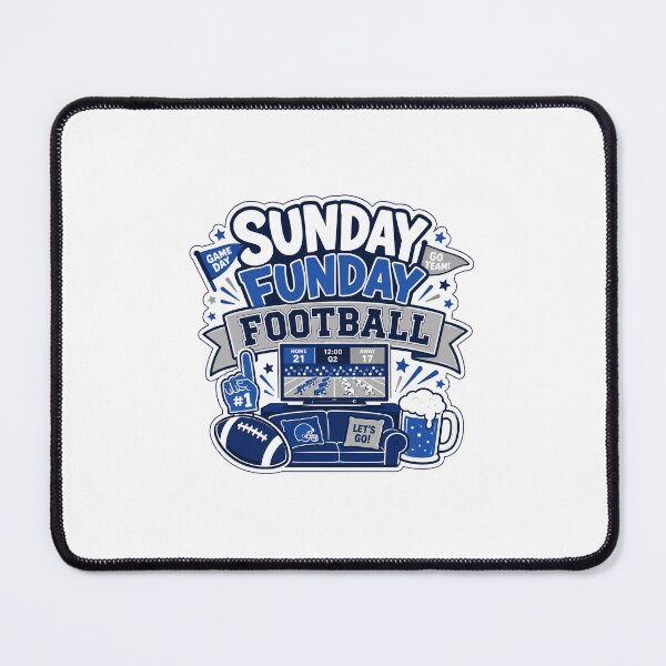 Item preview, Football Gift - Sunday Funday designed and sold by RedRubyBubble.