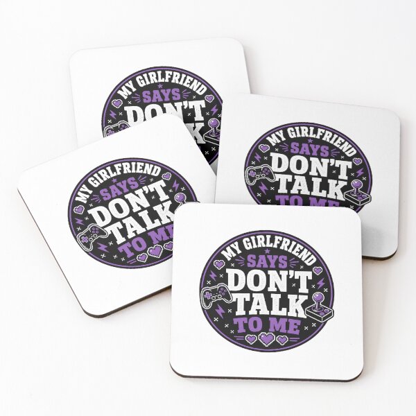 Item preview, Dont Talk To Me Gift - My Girlfriend Says Gaming designed and sold by RedRubyBubble.