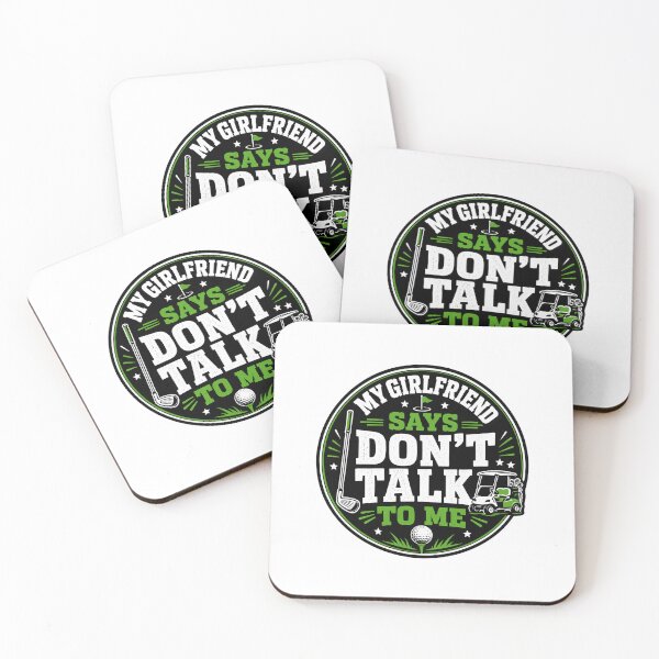 Item preview, Dont Talk To Me Gift - My Girlfriend Says Golf designed and sold by RedRubyBubble.