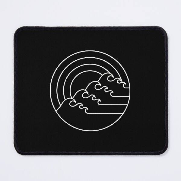 Item preview, Minimalist Wave Circle Art designed and sold by helencacu.
