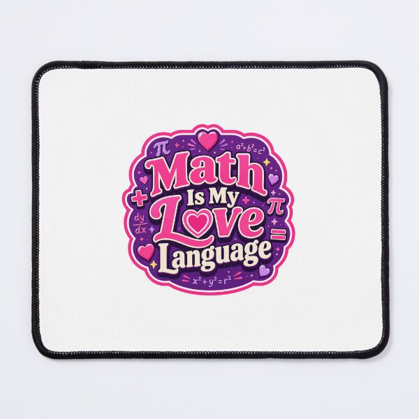 Item preview, Math - Is My Love Language Student Back to School designed and sold by RedRubyBubble.