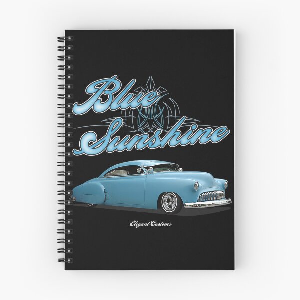 Item preview, 1949 1950 Bel Air Blue Sunshine with text - Lowrider, Kustom, Hot Rod, Muscle Car designed and sold by Elegant Customs.