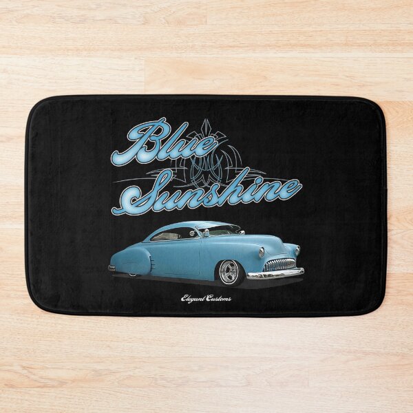 Item preview, 1949 1950 Bel Air Blue Sunshine with text - Lowrider, Kustom, Hot Rod, Muscle Car designed and sold by Elegant Customs.