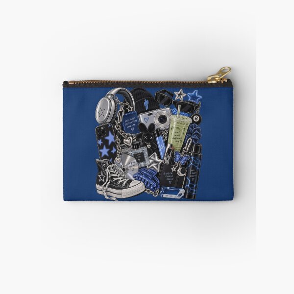 Item preview, Billie Fan Bag Dump – Blue Alt Pop Essentials designed and sold by SnugbugStudios.